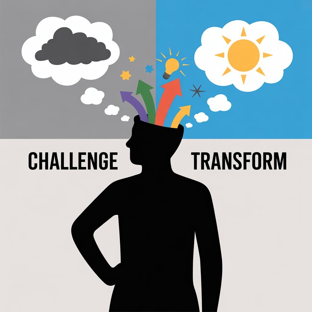 The Power of Believing in Yourself "How to Cultivate Self-Belief infographic with 5 key tips and icons in bright colors." believing in yourself